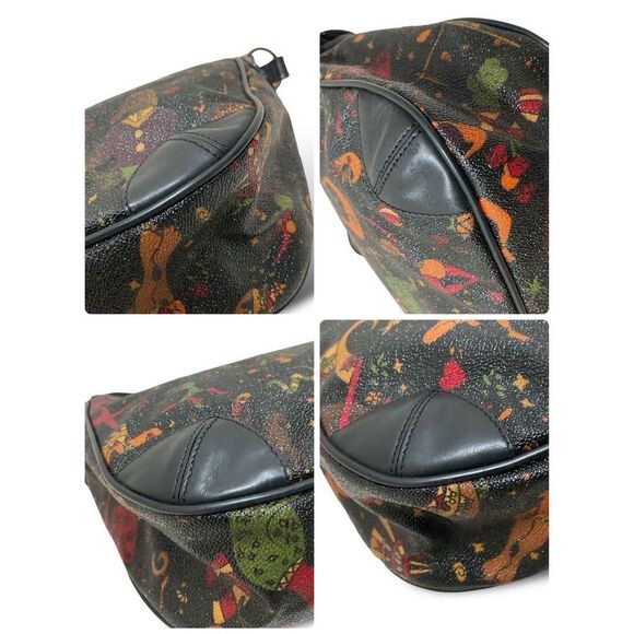 Piero Guidi Magic Circus Coated Canvas Satchel - Picture 13 of 16